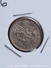 MaxSold Auction: 1966 England 6 Pence Coin - Battersea (Ontario, Canada) SELLER MANAGED Downsizing Online Auction - Battersea Road