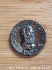 MaxSold Auction: 3D brass Plated Medallion 1967 Makenzie - Battersea (Ontario, Canada) SELLER MANAGED Downsizing Online Auction - Battersea Road