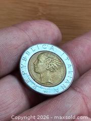 MaxSold Auction: .500 L Coin Italian  - Battersea (Ontario, Canada) SELLER MANAGED Downsizing Online Auction - Battersea Road