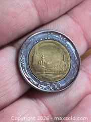 MaxSold Auction: .500 L Coin Italian  - Battersea (Ontario, Canada) SELLER MANAGED Downsizing Online Auction - Battersea Road