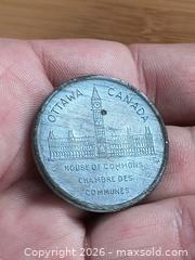 MaxSold Auction: Makenzi Parliment Medallion coin - Battersea (Ontario, Canada) SELLER MANAGED Downsizing Online Auction - Battersea Road