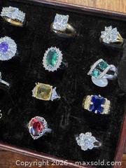 MaxSold Auction: 24pcs Icy Cocktail Rings - Peekskill (New York, USA) PARTNER MANAGED Reseller Online Auction -  Diven Street (CONDO)