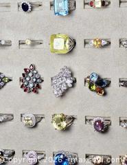 MaxSold Auction: Sterling Silver Icy Cocktail RIngs - Peekskill (New York, USA) PARTNER MANAGED Reseller Online Auction -  Diven Street (CONDO)