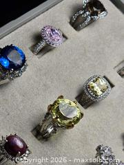 MaxSold Auction: Sterling Silver Icy Cocktail RIngs - Peekskill (New York, USA) PARTNER MANAGED Reseller Online Auction -  Diven Street (CONDO)