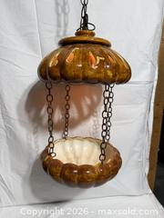 MaxSold Auction: MCM Maurice Chalvignac Ceramic Swag Hanging Lamp Mid Century Modern  - Ottawa (Ontario, Canada) SELLER MANAGED Downsizing Online Auction -  Prince Albert Street