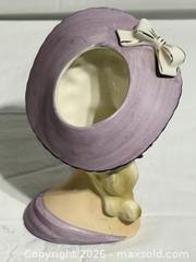 MaxSold Auction: RARE 1960's Relpo Violet Hat Elegant Lady Head Vase Collectible #K1406 S  - Ottawa (Ontario, Canada) SELLER MANAGED Downsizing Online Auction -  Prince Albert Street