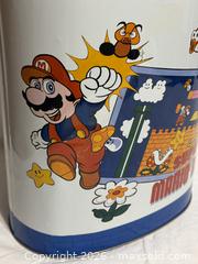 MaxSold Auction: RARE 1988 Metal Waste Garbage Can Super Mario Bros. Nintendo  - Ottawa (Ontario, Canada) SELLER MANAGED Downsizing Online Auction -  Prince Albert Street