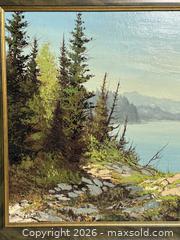 MaxSold Auction: Signed Oil Landscape Painting M Roth  - Ottawa (Ontario, Canada) SELLER MANAGED Downsizing Online Auction -  Prince Albert Street