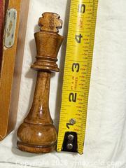 MaxSold Auction: Vintage 1950's Chess Backgammon Wood Board Pieces Folding Travel Board  - Ottawa (Ontario, Canada) SELLER MANAGED Downsizing Online Auction -  Prince Albert Street