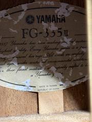 MaxSold Auction: Vintage Yamaha FG - 335 II Acoustic Guitar  - Ottawa (Ontario, Canada) SELLER MANAGED Downsizing Online Auction -  Prince Albert Street