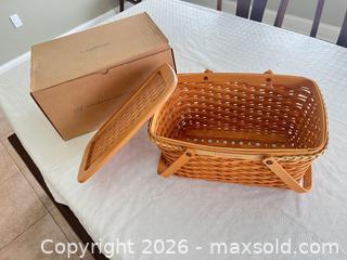 MaxSold Auction: Longaberger Founder's Market Basket - Charlestown Township (Pennsylvania, USA) SELLER MANAGED Moving Online Auction - Huntingdon Court (CONDO)