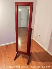 MaxSold Auction: Mirrored Jewelry Cabinet Armoire Standing Storage Organizer - Charlestown Township (Pennsylvania, USA) SELLER MANAGED Moving Online Auction - Huntingdon Court (CONDO)
