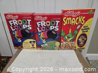 MaxSold Auction: Cereal box lot # 15 - Abbotsford (British Columbia, Canada) SELLER MANAGED Downsizing Online Auction - Auguston Parkway South                 