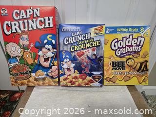 MaxSold Auction: Cereal box lot # 15 - Abbotsford (British Columbia, Canada) SELLER MANAGED Downsizing Online Auction - Auguston Parkway South                 