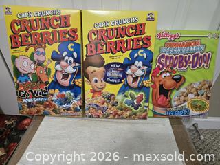 MaxSold Auction: Cereal box lot # 16 - Abbotsford (British Columbia, Canada) SELLER MANAGED Downsizing Online Auction - Auguston Parkway South                 