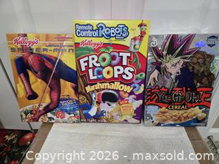 MaxSold Auction: Cereal box lot # 17 - Abbotsford (British Columbia, Canada) SELLER MANAGED Downsizing Online Auction - Auguston Parkway South                 