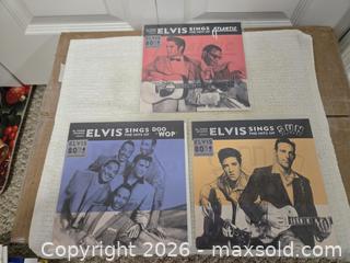 MaxSold Auction: Elvis Presley EP vinyl lot 80th birthday anniversary - Abbotsford (British Columbia, Canada) SELLER MANAGED Downsizing Online Auction - Auguston Parkway South                 