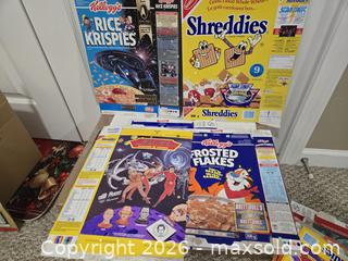 MaxSold Auction: Flat cereal boxes Star Trek - Abbotsford (British Columbia, Canada) SELLER MANAGED Downsizing Online Auction - Auguston Parkway South                 
