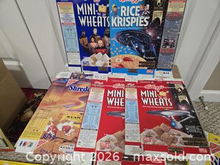 MaxSold Auction: Flat cereal boxes Star Trek - Abbotsford (British Columbia, Canada) SELLER MANAGED Downsizing Online Auction - Auguston Parkway South                 