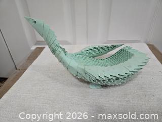 MaxSold Auction: Jail house ORIGAMI bird bowl artwork - Abbotsford (British Columbia, Canada) SELLER MANAGED Downsizing Online Auction - Auguston Parkway South                 