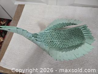 MaxSold Auction: Jail house ORIGAMI bird bowl artwork - Abbotsford (British Columbia, Canada) SELLER MANAGED Downsizing Online Auction - Auguston Parkway South                 