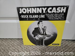 MaxSold Auction: Johnny Cash Rock Island Line vinyl record The Revenant soundtrack - Abbotsford (British Columbia, Canada) SELLER MANAGED Downsizing Online Auction - Auguston Parkway South                 