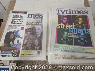 MaxSold Auction: Large TV Guide and Tv Times magazine  - Abbotsford (British Columbia, Canada) SELLER MANAGED Downsizing Online Auction - Auguston Parkway South                 
