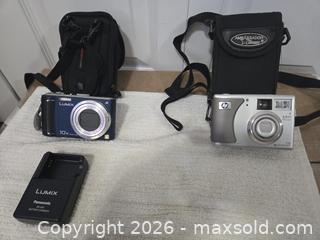 MaxSold Auction: Lot of 2 cameras  - Abbotsford (British Columbia, Canada) SELLER MANAGED Downsizing Online Auction - Auguston Parkway South                 