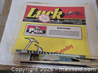MaxSold Auction: Lottery newspapers  - Abbotsford (British Columbia, Canada) SELLER MANAGED Downsizing Online Auction - Auguston Parkway South                 