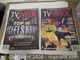 MaxSold Auction: TV Guide Week magazine lot # 13 - Abbotsford (British Columbia, Canada) SELLER MANAGED Downsizing Online Auction - Auguston Parkway South                 