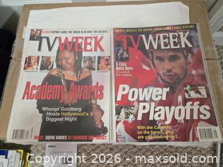 MaxSold Auction: TV Guide Week magazine lot # 14 - Abbotsford (British Columbia, Canada) SELLER MANAGED Downsizing Online Auction - Auguston Parkway South                 