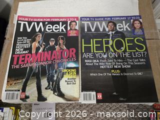 MaxSold Auction: TV Guide Week magazine lot # 7 - Abbotsford (British Columbia, Canada) SELLER MANAGED Downsizing Online Auction - Auguston Parkway South                 