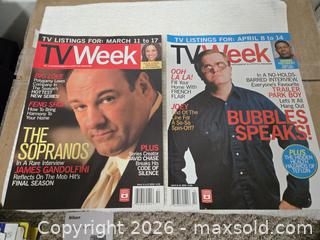 MaxSold Auction: TV Guide Week magazine lot # 8 - Abbotsford (British Columbia, Canada) SELLER MANAGED Downsizing Online Auction - Auguston Parkway South                 