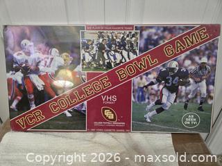 MaxSold Auction: VCR College football board game - Abbotsford (British Columbia, Canada) SELLER MANAGED Downsizing Online Auction - Auguston Parkway South                 