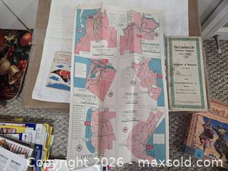 MaxSold Auction: Vintage paper lot  - Abbotsford (British Columbia, Canada) SELLER MANAGED Downsizing Online Auction - Auguston Parkway South                 