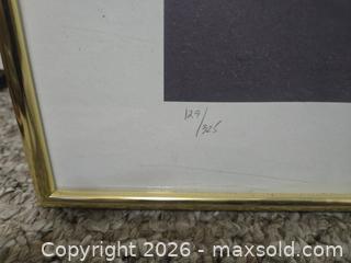 MaxSold Auction: Vosburg signed and numbered print  - Abbotsford (British Columbia, Canada) SELLER MANAGED Downsizing Online Auction - Auguston Parkway South                 