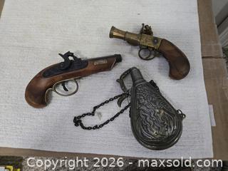 MaxSold Auction: Wall 1970's decor gun art - Abbotsford (British Columbia, Canada) SELLER MANAGED Downsizing Online Auction - Auguston Parkway South                 