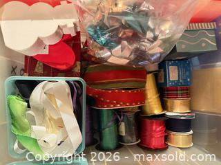 MaxSold Auction: Lot of xmas ribbons and tags - Toronto (Ontario, Canada) SELLER MANAGED Moving Online Auction - Tennis Crescent