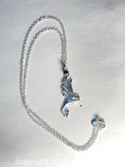 MaxSold Auction: 925 Sterling Silver HUMMINGBIRD PENDANT Necklace - Shelburne (Ontario, Canada) SELLER MANAGED Downsizing Online Auction - Main Street East