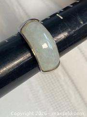 MaxSold Auction: 925 Sterling Silver JADE Ring S8 - Shelburne (Ontario, Canada) SELLER MANAGED Downsizing Online Auction - Main Street East