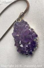 MaxSold Auction: AMYTHYST CRYSTAL Necklace - Shelburne (Ontario, Canada) SELLER MANAGED Downsizing Online Auction - Main Street East