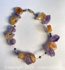 MaxSold Auction: Artist Made ROUGH CUT CITRINE AND AMETHYST CRYSTAL BRACLET  - Shelburne (Ontario, Canada) SELLER MANAGED Downsizing Online Auction - Main Street East