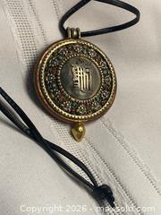 MaxSold Auction: BRASS/COPPER DECORATIVE Pill/Treasure Necklace - Shelburne (Ontario, Canada) SELLER MANAGED Downsizing Online Auction - Main Street East