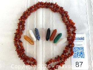 MaxSold Auction: CRYSTAL POINT COLLECTION with CARNELIAN CHIP STRAND - Shelburne (Ontario, Canada) SELLER MANAGED Downsizing Online Auction - Main Street East