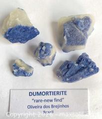MaxSold Auction: DUMORTIERITE : Rare new find  - Shelburne (Ontario, Canada) SELLER MANAGED Downsizing Online Auction - Main Street East