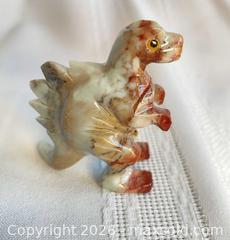 MaxSold Auction: PACASMAYO SOAP STONE : Dinosaur Carving   PERU - Shelburne (Ontario, Canada) SELLER MANAGED Downsizing Online Auction - Main Street East