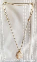 MaxSold Auction: RAW CHALCEDONY Pendant Necklace  - Shelburne (Ontario, Canada) SELLER MANAGED Downsizing Online Auction - Main Street East