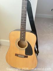 MaxSold Auction: Fender FA 100 6-String Dreadnought Acoustic Guitar - Lansdale (Pennsylvania, USA) SELLER MANAGED Moving Online Auction -  Church Road