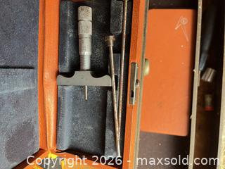 MaxSold Auction: Metal Toolbox with Assorted Hand & Measuring Tools (Lot) - Lansdale (Pennsylvania, USA) SELLER MANAGED Moving Online Auction -  Church Road