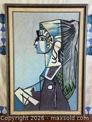 MaxSold Auction: 'After' Pablo Picasso "Portrait of Sylvette David" Painting - Hamilton (Ontario, Canada) SELLER MANAGED Estate Sale Online Auction - Gertrude Street